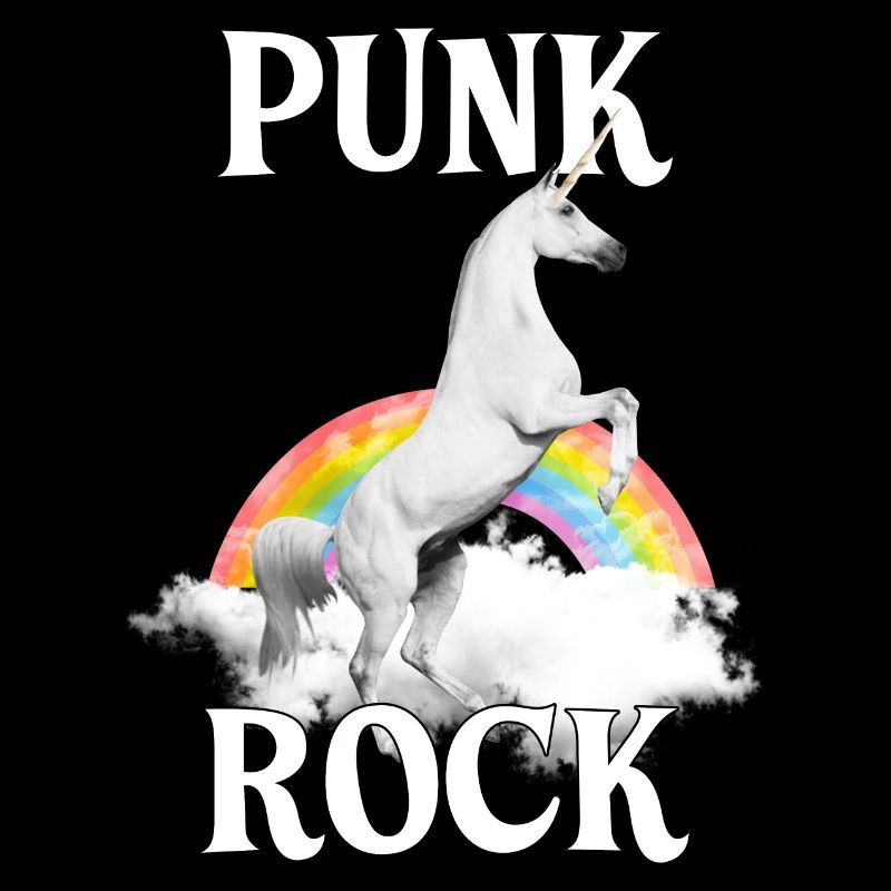 Punk Rock Einhorn Musik Geschenk