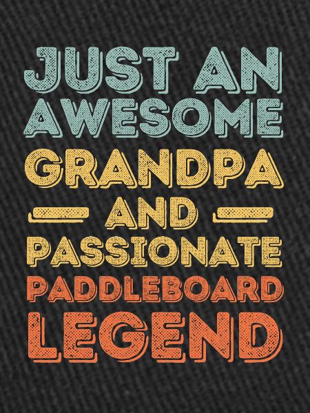 Grand-père Paddleboard rétro