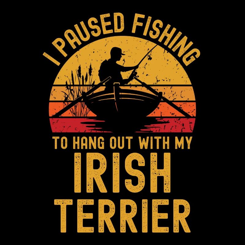 Pêche, pêche et terriers irlandais