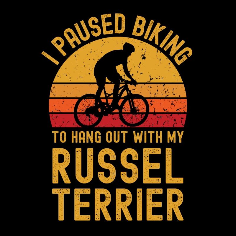 Cyclisme et Russel Terrier