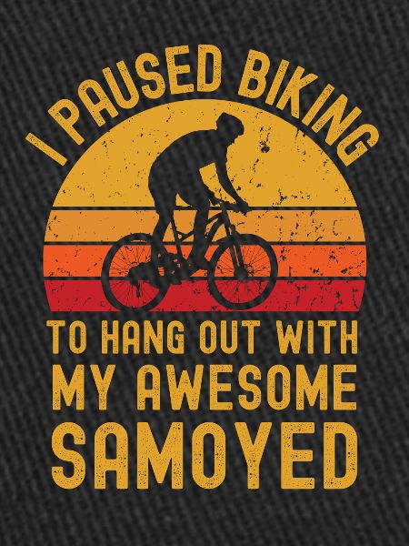 Cyclisme et Samoyède