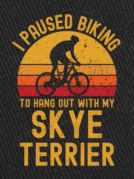 Cyclisme et Skye Terrier