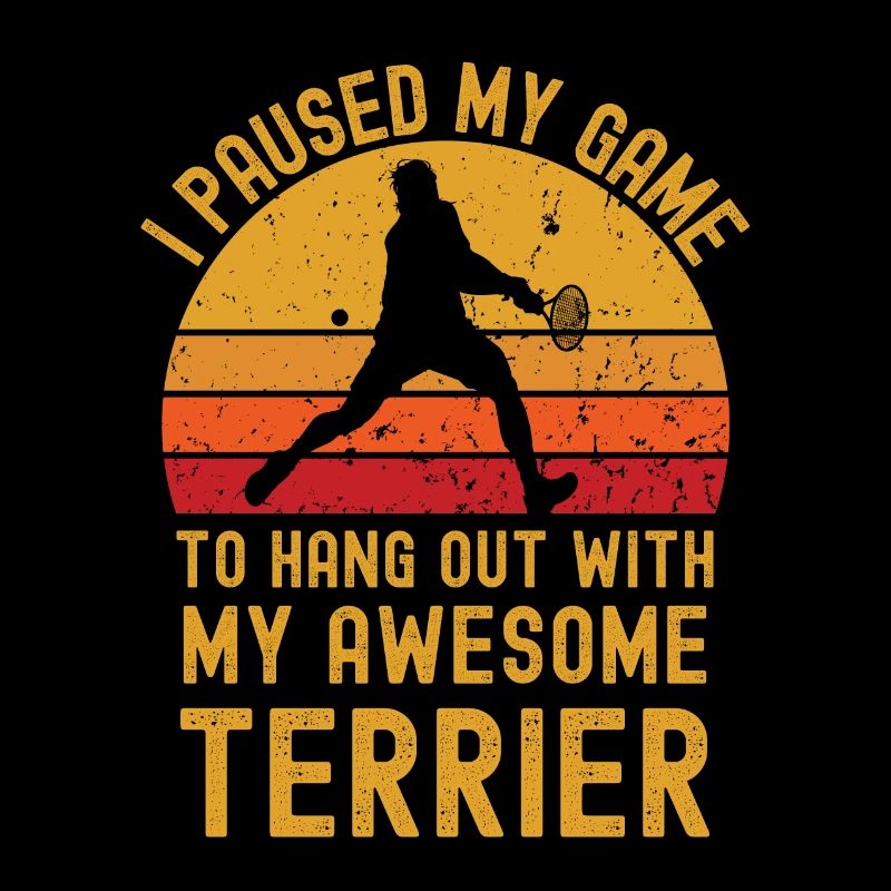 Tennis und Terrier