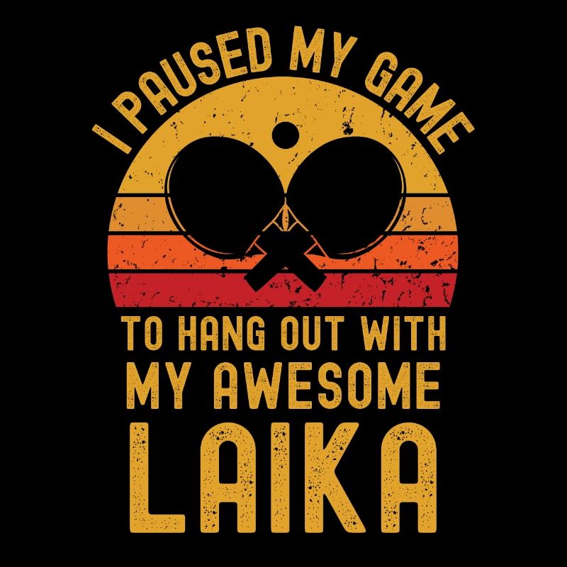 Table tennis and Laika