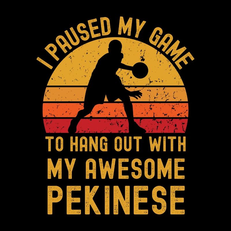 Basket-ball et Pékinois