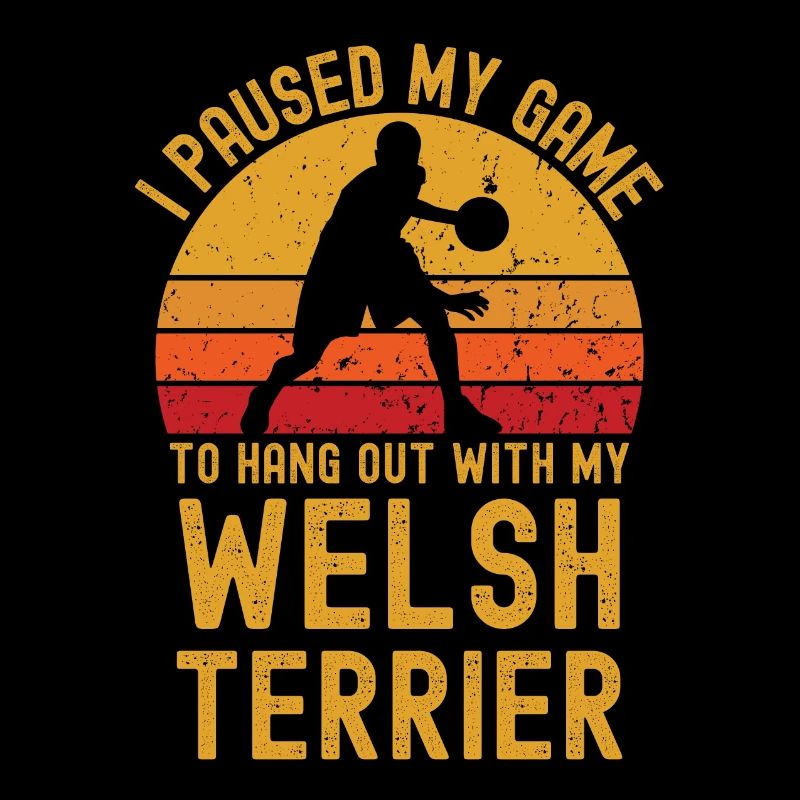 Basket-ball et Welsh Terrier