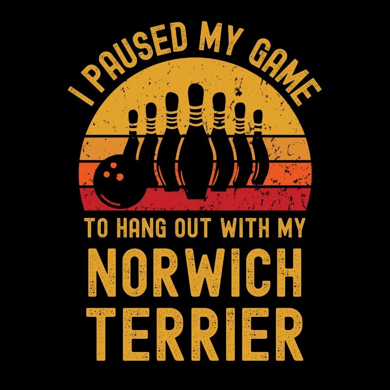 Bowling et Norwich Terriers