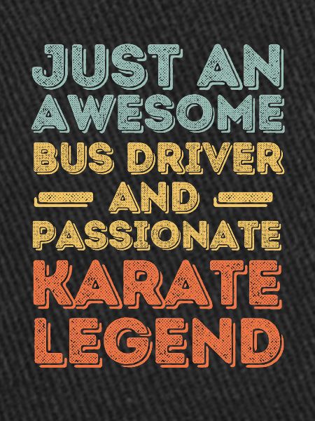 Bus driver Karate retro