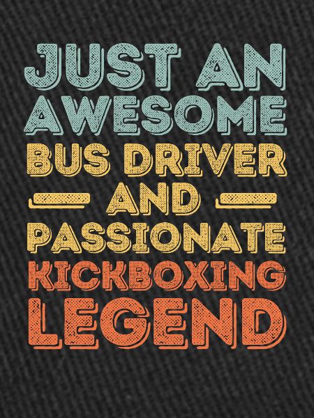 Bus driver kickboxing retro