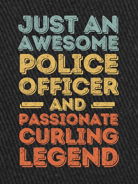 Policeman Curling retro