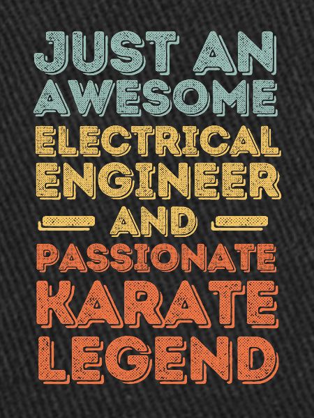 Electrical Engineer Karate retro