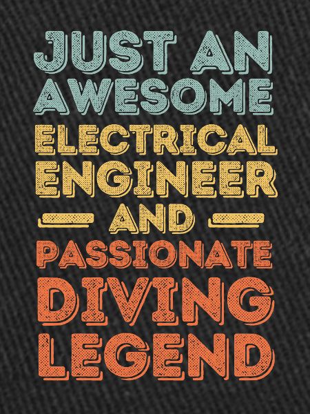 Electrical Engineer Diving retro