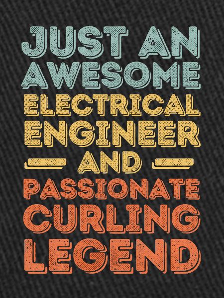 Electrical Engineer Curling retro
