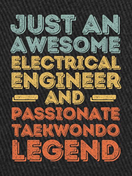 Electrical engineer Taekwondo retro