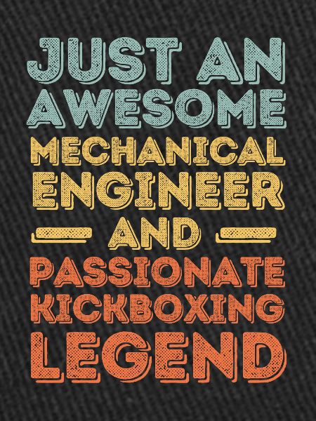 Mechanical Engineer Kickboxing retro
