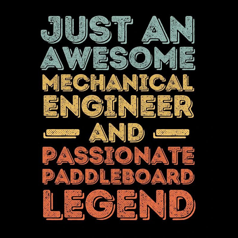 Mechanical Engineer Paddleboard retro