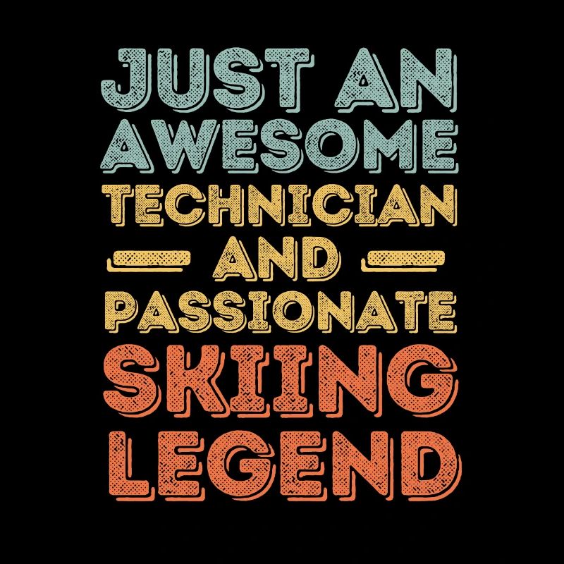 Technician Ski retro