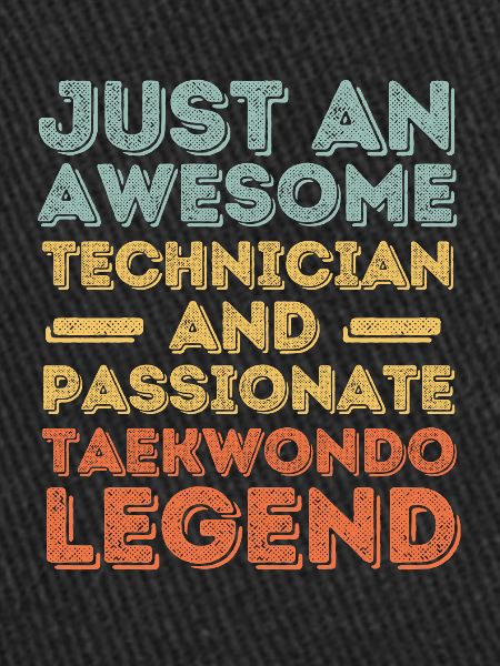 Technicien Taekwondo rétro