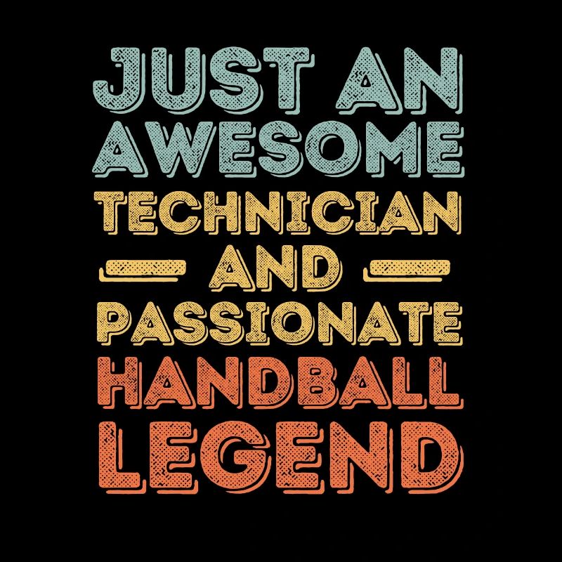 Techniker Handball retro