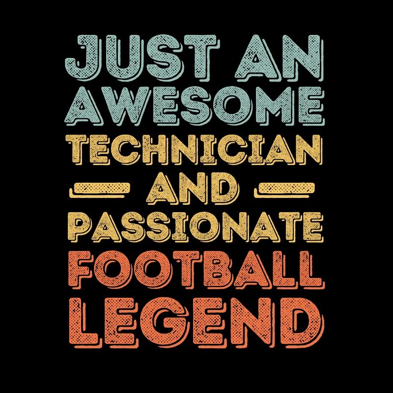 Technicien Football rétro