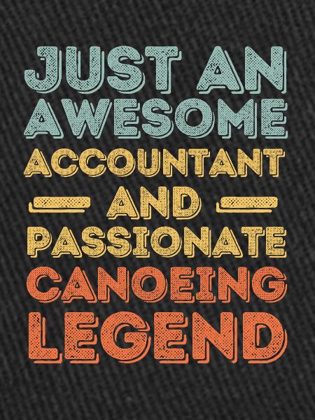 Accountant canoe retro