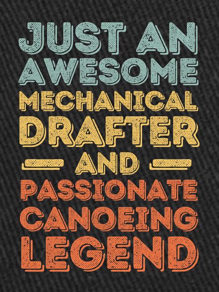 Technical draughtsman canoe retro