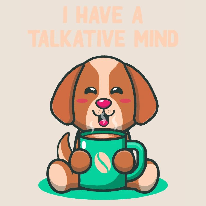 I have a talkative mind, introvert