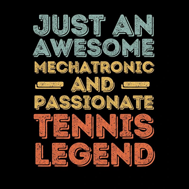 Mechatronics Technician Tennis retro