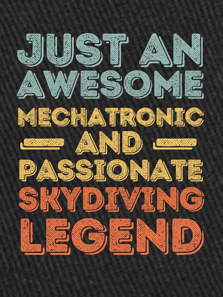Mechatronics Engineer Skydiving retro