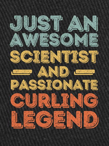 Scientifique Curling rétro