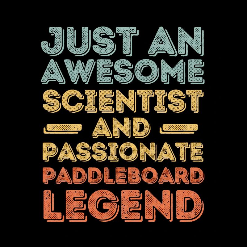 Scientifique Paddleboard rétro