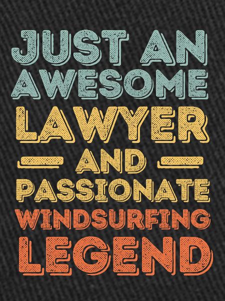 Lawyer windsurfing retro