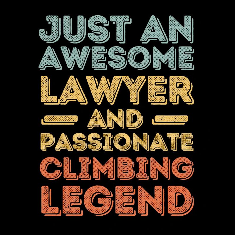 Lawyer climbing retro