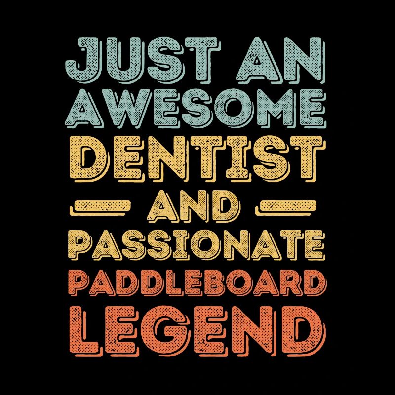 Dentist Paddleboard retro