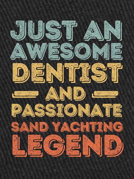 Dentist beach sailing retro