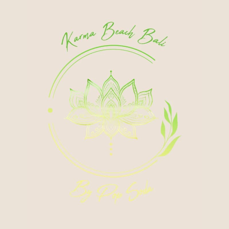 Fleur de lotus Karma Beach vert citron