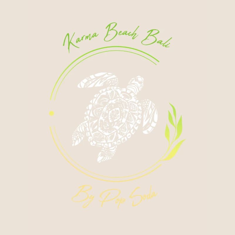 Turtle Karma Beach vert citron
