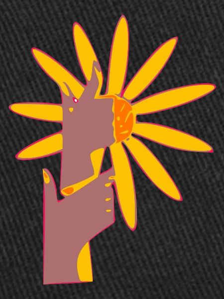 Les mains fleuries