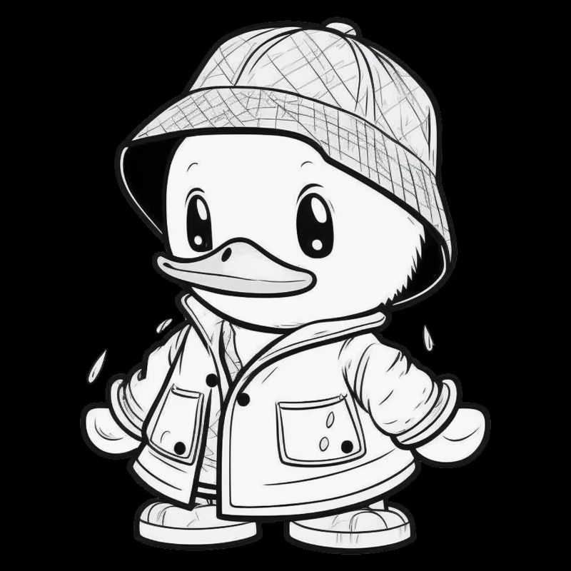 Cozy Duck - Ready for Rain