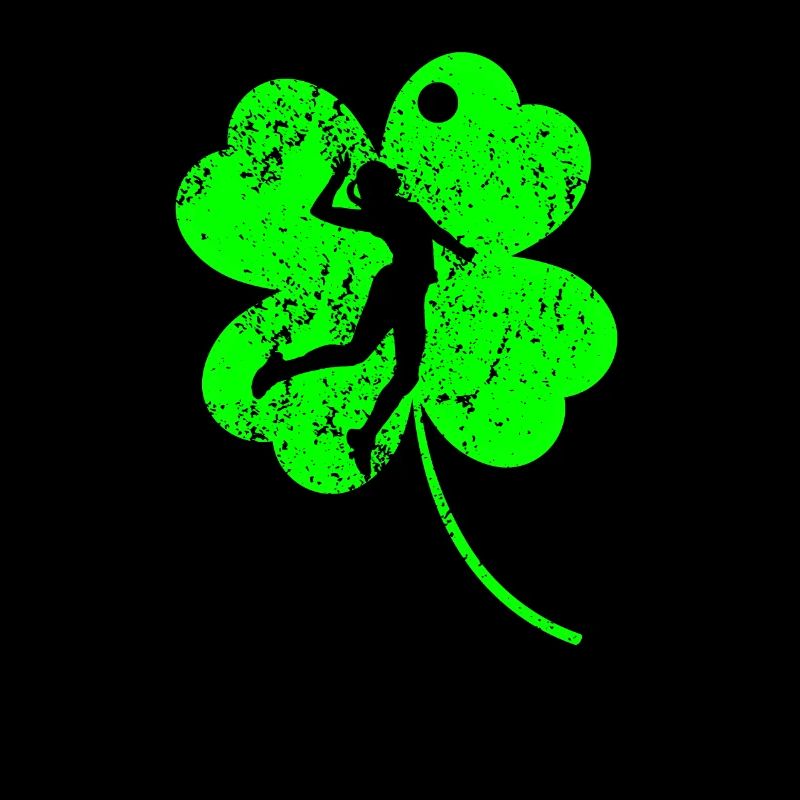 Volleyball St. Patrick's day shamrock