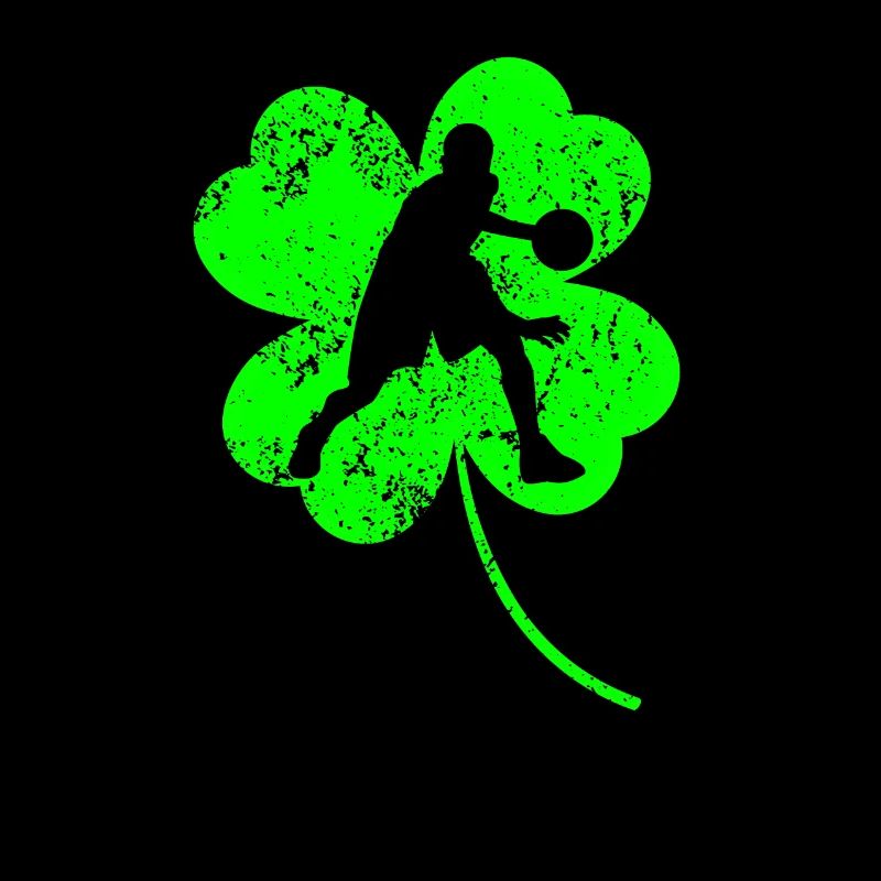 Basketball St. Patrick's day shamrock
