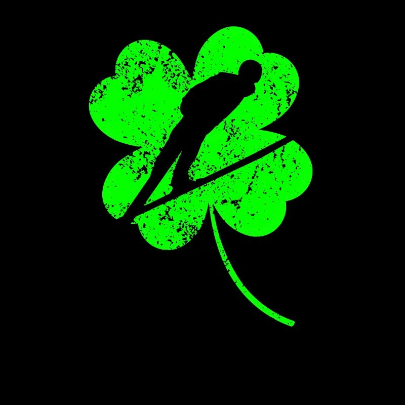 Trèfle de la Saint-Patrick de saut à ski