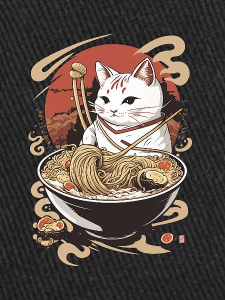 Chat ramen japonais | Maru