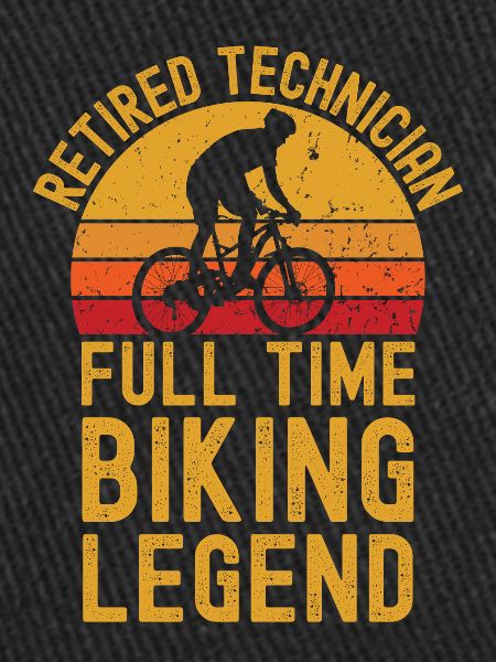 Retired technician biking legend
