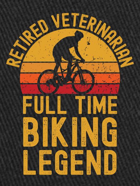 Retired veterinarian biking legend