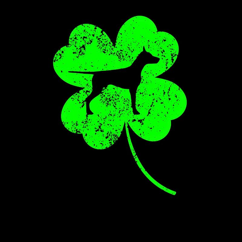 Dobermann St.Patrick's Tag Kleeblatt