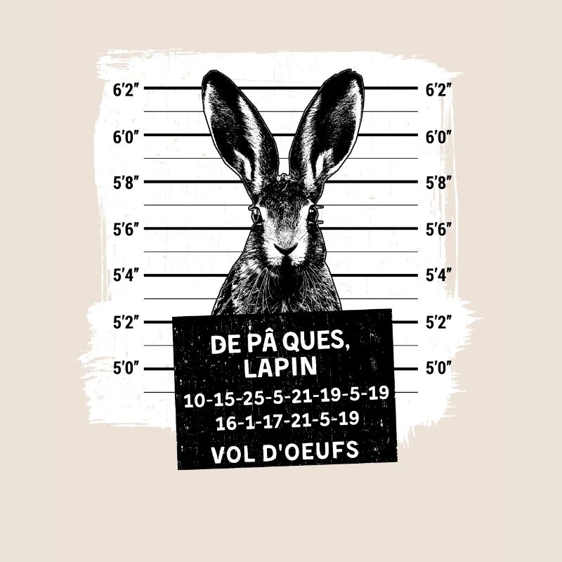 Lapin de Pâques Mugshot