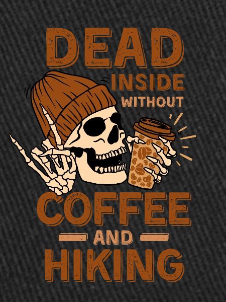 Coffee Hiking skeleton