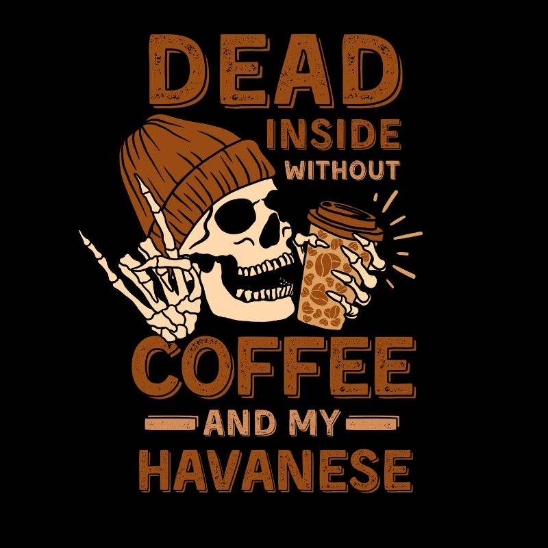 Coffee Havanese dog lover
