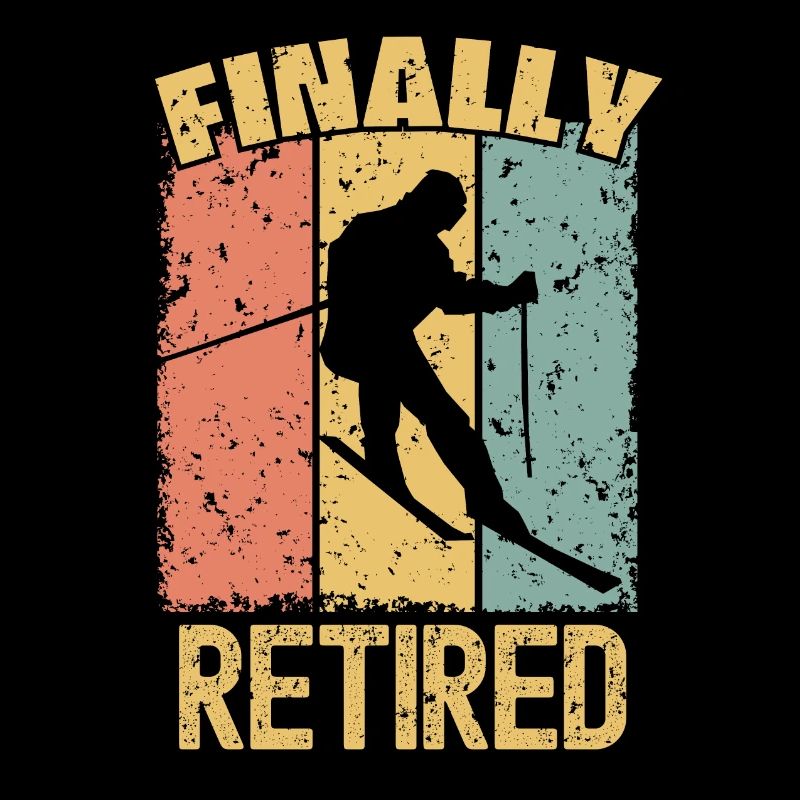Retraite ski rétro
